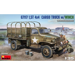 G7117 1,5T 4x4 Cargo Truck w/Winch 35389 MiniArt 1:35