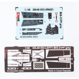 MiG-21PF grey SPACE 3DL48053 Eduard 1:48