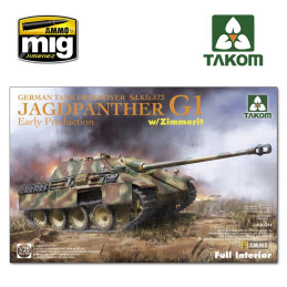 Jagdpanther G1 Early Production w/zimmerit & full interior 2125 Takom 1:35