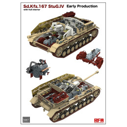 Sd.Kfz. 167 StuG IV Early Production w/full interior RM-5061 Rye Field Model 1:35