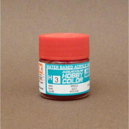 Red H3 Aqueous Hobby Colors (10 ml)