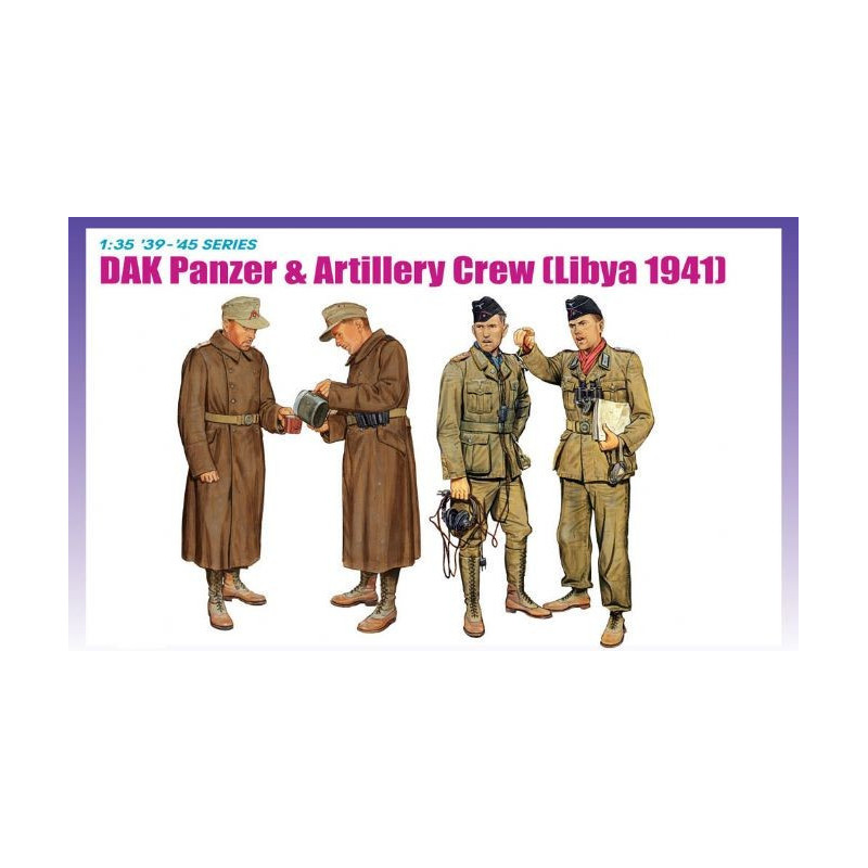 1/35 DAK Panzer & Artillery Crew Libya 1941