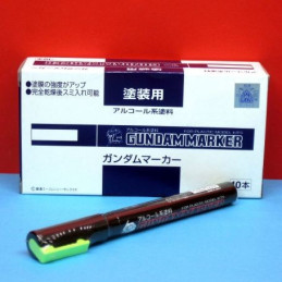 Gundam Green Fluoresc Gundam Marker GM-15 Gunze