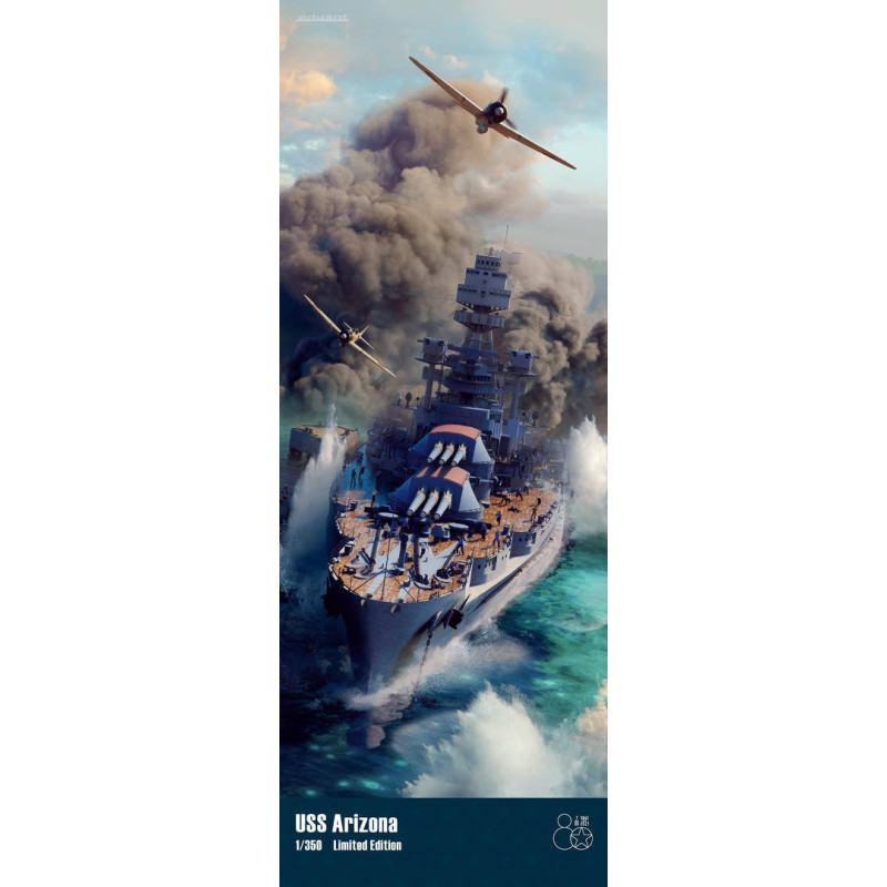 USS Arizona Limited edition LN01 Eduard 1:350