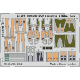 Tornado ECR seatbelts STEEL 33294 Eduard 1:32