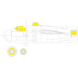 B-25H Tface JX288 Eduard 1:32 for HKM