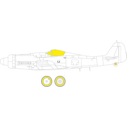 Fw 190D-9 masks CX622 Eduard 1:72