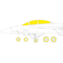 F/A-18F TFace masks EX841 Eduard 1:48