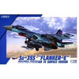 Su-35S "Flanker E" Multirole Fighter Air to Surface Version L7210 Great Wall Hobby 1:72