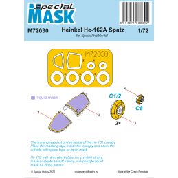 Heinkel He 162A M72030 Special Mask 1:72