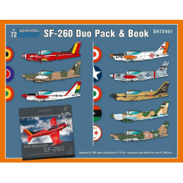 SIAI-Marchetti SF-260 Duo Pack & Book Limited Edition SH72451 Special Hobby 1:72