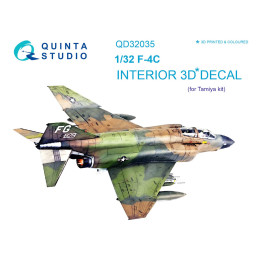 F-4C 3D-Printed & coloured Interior (Tamiya) QD32035 Quinta Studio 1:32