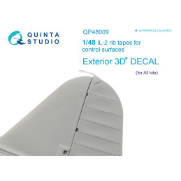 IL-2 rib tapes for control surfaces (All kits) QP48009 Quinta Studio 1:48
