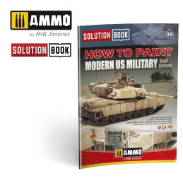 How to Paint Modern US Military Sand Scheme SOLUTION BOOK 6512 AMMO by Mig MULTILINGUAL BOOK