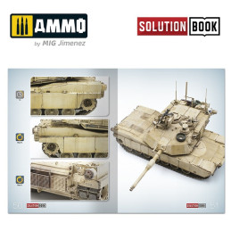 How to Paint Modern US Military Sand Scheme SOLUTION BOOK 6512 AMMO by Mig MULTILINGUAL BOOK