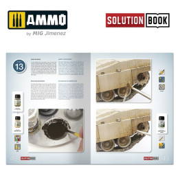 How to Paint Modern US Military Sand Scheme SOLUTION BOOK 6512 AMMO by Mig MULTILINGUAL BOOK