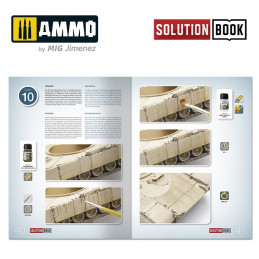 How to Paint Modern US Military Sand Scheme SOLUTION BOOK 6512 AMMO by Mig MULTILINGUAL BOOK