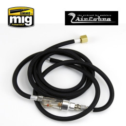 6 Foot Braided Air Hose with Moisture Trap 8656 AMMO by Mig