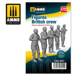 Figures British crew 8915 AMMO by Mig 1:72