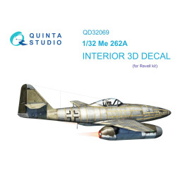 Me 262A 3D-Printed & coloured Interior (Revell) QD32069 Quinta Studio 1:32