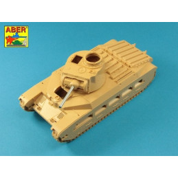 Barrel ROQF Mk.I 76.2mm for Matilda Mk.IIICS with Besa MG barrel 35L224 Aber 1:35