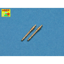 Set of 2 Barrels for German 13mm Aircraft Machine Guns MG 131 (Late Type) A48021 Aber 1:48