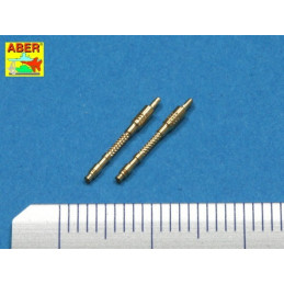 Set of 2 Barrels for German 13mm Aircraft Machine Guns MG 131 (Late Type) A48021 Aber 1:48