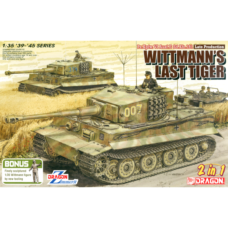1/35 Pz.Kpfw. VI Ausf.E Sd.Kfz.181 Late Production Wittmann's Last Tiger