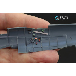 Spitfire Mk.XVI 3D-Printed & coloured Interior (Eduard) QD48121 Quinta Studio 1:48