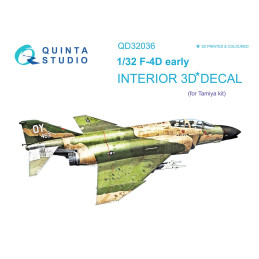 F-4D 3D-Printed & coloured Interior (Tamiya) QD32036 Quinta Studio 1:32