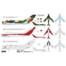 Mikoyan MiG-17 'Fresco-A' USSR KPM4823 Kovozavody Prostejov 1:48