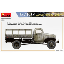1,5t 4x4 G7107 Cargo Truck w/Wooden Body 35386 MiniArt 1:35
