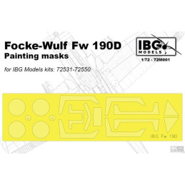 Fw 190D Painting Masks set 72M001 IBG Models 1:72