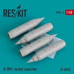 B-8?1 Rocket Launcher (4 Pcs.) RS48-0013 ResKit 1:48