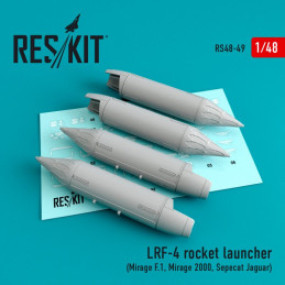 LRF-4 rocket launcher (4 pcs) RS48-0049 ResKit 1:48