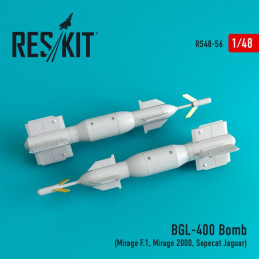 BGL-400 Bomb (2 pcs) RS48-0056 ResKit 1:48