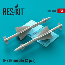 R-23R missiles for MiG-23 (2 pcs) RS48-0161 ResKit 1:48