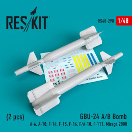 GBU-24A/B bomb (2 pcs) RS48-0290 ResKit 1:48