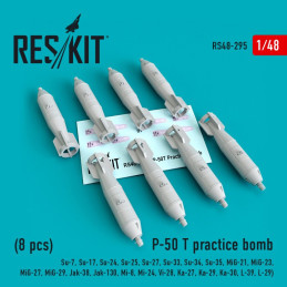P-50T practice bomb (8 pcs) RS48-0295 ResKit 1:48