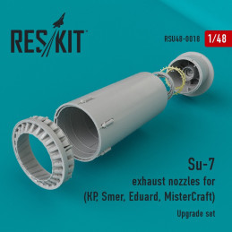 Su-7 exhaust nozzles RSU48-0018 ResKit 1:48