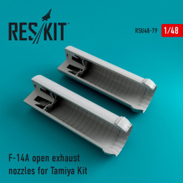 F-14A Tomcat open exhaust nozzles RSU48-0079 ResKit 1:48 For Tamiya kit