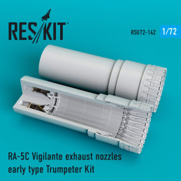 RA-5C Vigilante - exhaust nozzles early RSU72-0142 ResKit 1:72 for Trumpeter