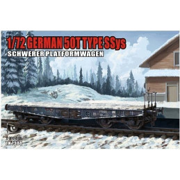German 50T Type Ssys Schwerer Plattformwagen TK7304 T-Model 1:72