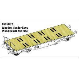 Wooden tips for SSys/Sskra TK35002 T-Model 1:35