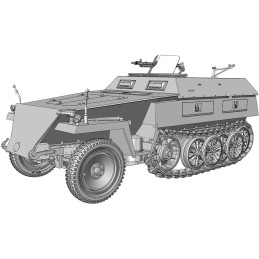 le.SPW Sd.Kfz.250/1 Ausf.B (neu) DW35029 Das Werk 1:35
