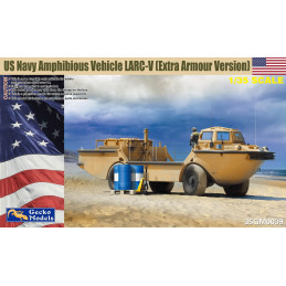 US Navy Amphibious Vehicle LARC-V (Extra Armour Version) 35GM0039 Gecko Models 1:35