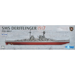 SMS Derfflinger 1917 (Full Hull with metal barrels) SP-7040 Takom 1:700