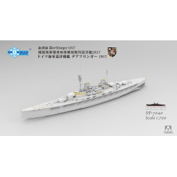 SMS Derfflinger 1917 (Full Hull with metal barrels) SP-7040 Takom 1:700