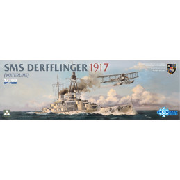 SMS Derfflinger 1917 (Waterline with 3D printed FF-33E) SP-7039 Takom 1:700