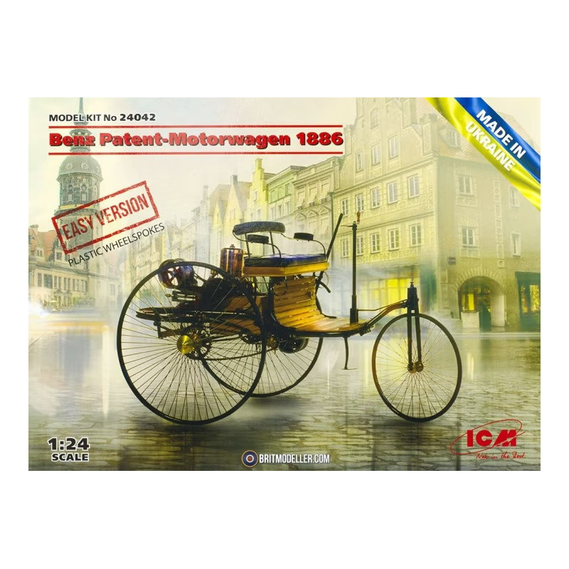 1/24 Benz Patent-Motorwagen 1886 - Easy version